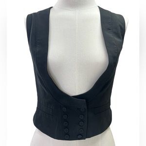 Viktor & Rolf Waistcoat Vest Black NEW Rare Size 38 US XS/S
